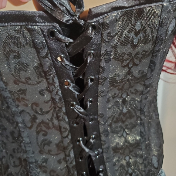 Guess Gothic Gold Sparkle Corset - Picture 5 of 9